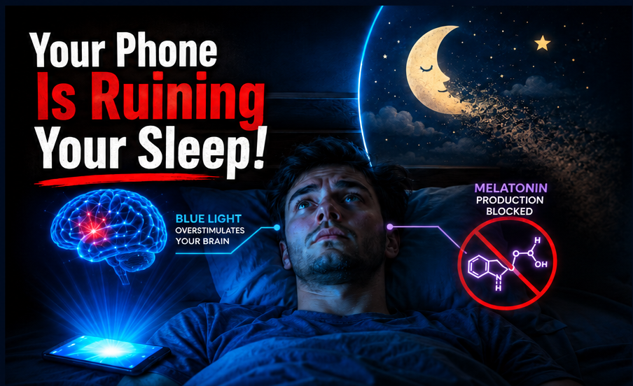 How Screen Time and Blue Light Affect Sleep