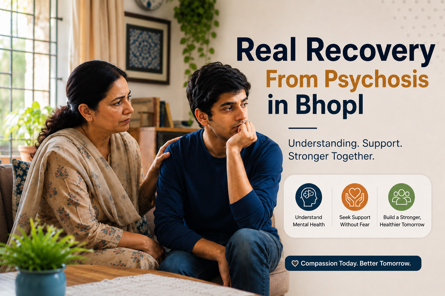 How Families in Bhopal Can Care for Someone With Psychosis