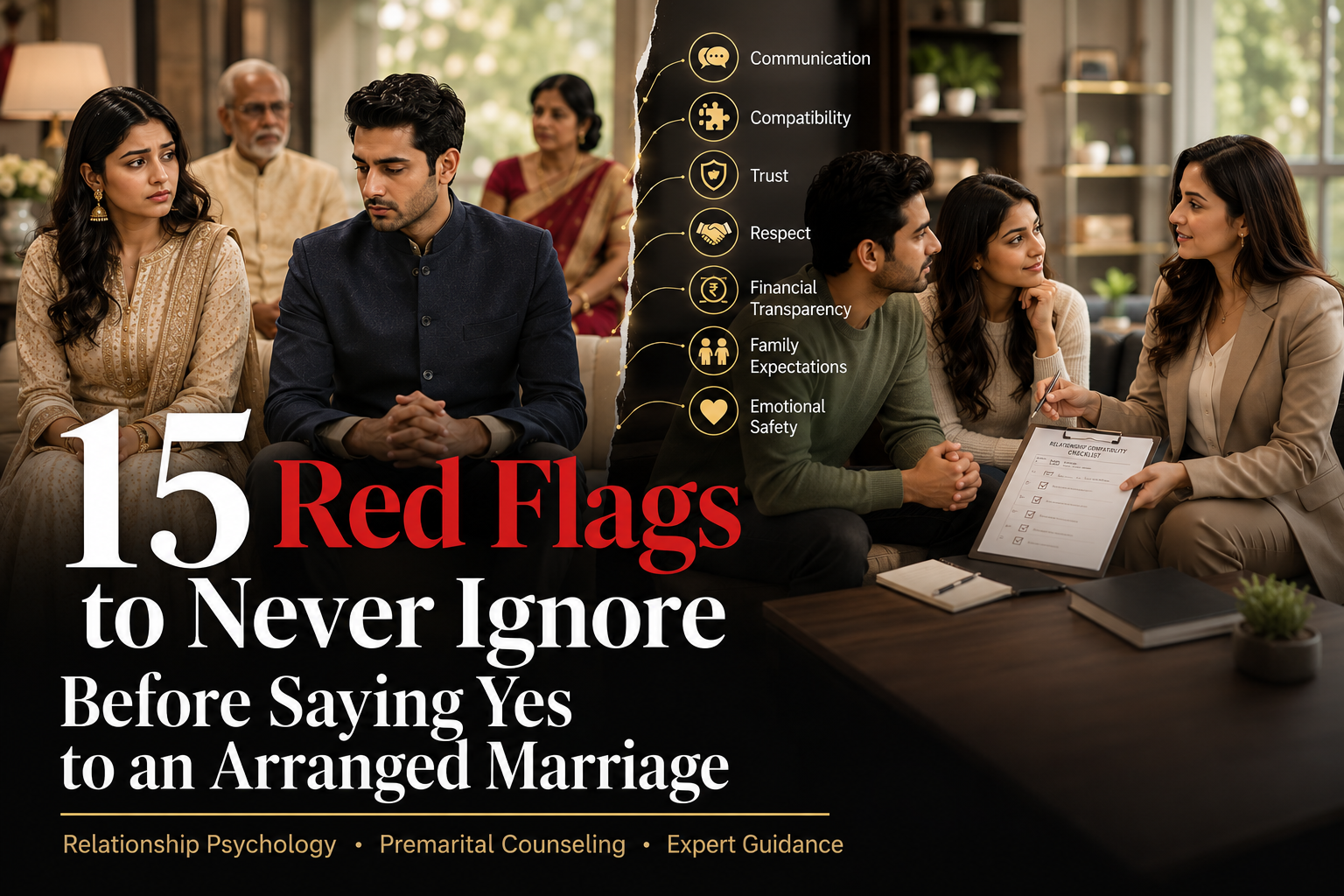 15 Red Flags to Never Ignore Before Saying Yes to an Arranged Marriage