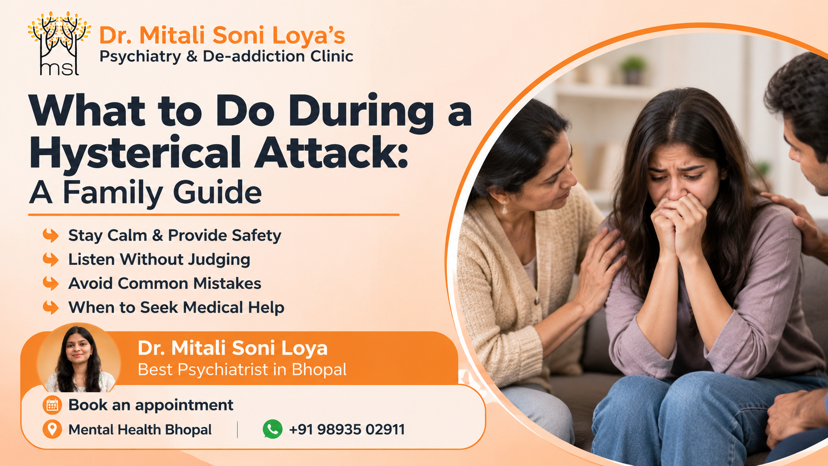 What to Do During a Hysterical Attack: A Family Guide